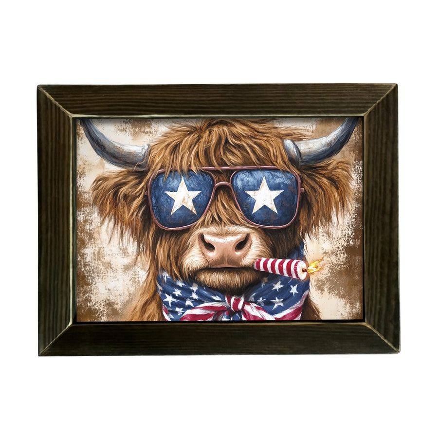 Firecracker Highland Wall Art