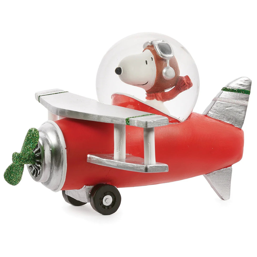 Peanuts Snoopy Flying Ace Glitterdome