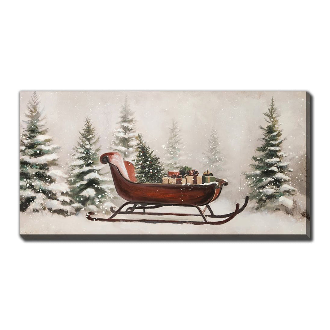 Wagon And Gifts Wall Art