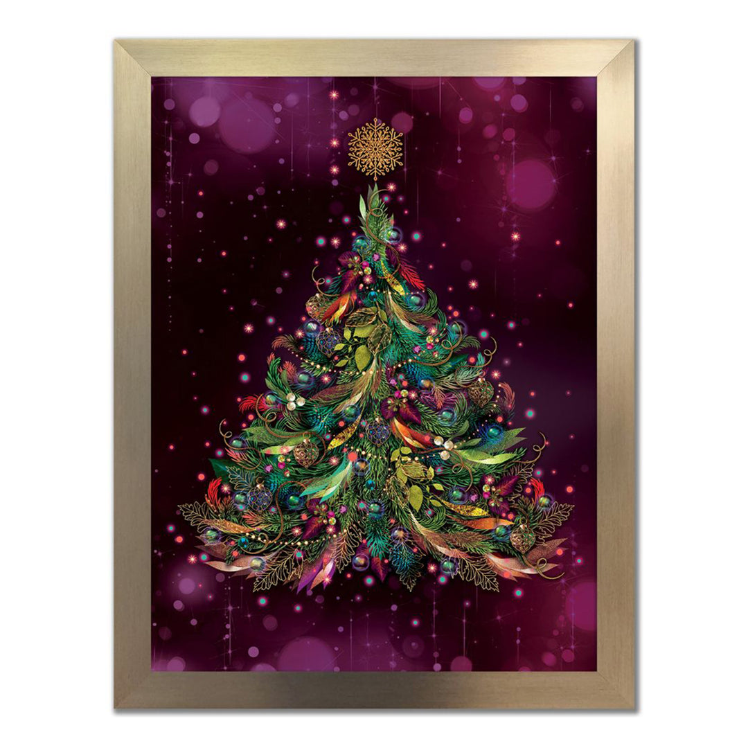 Luxury Christmas Tree Wall Art