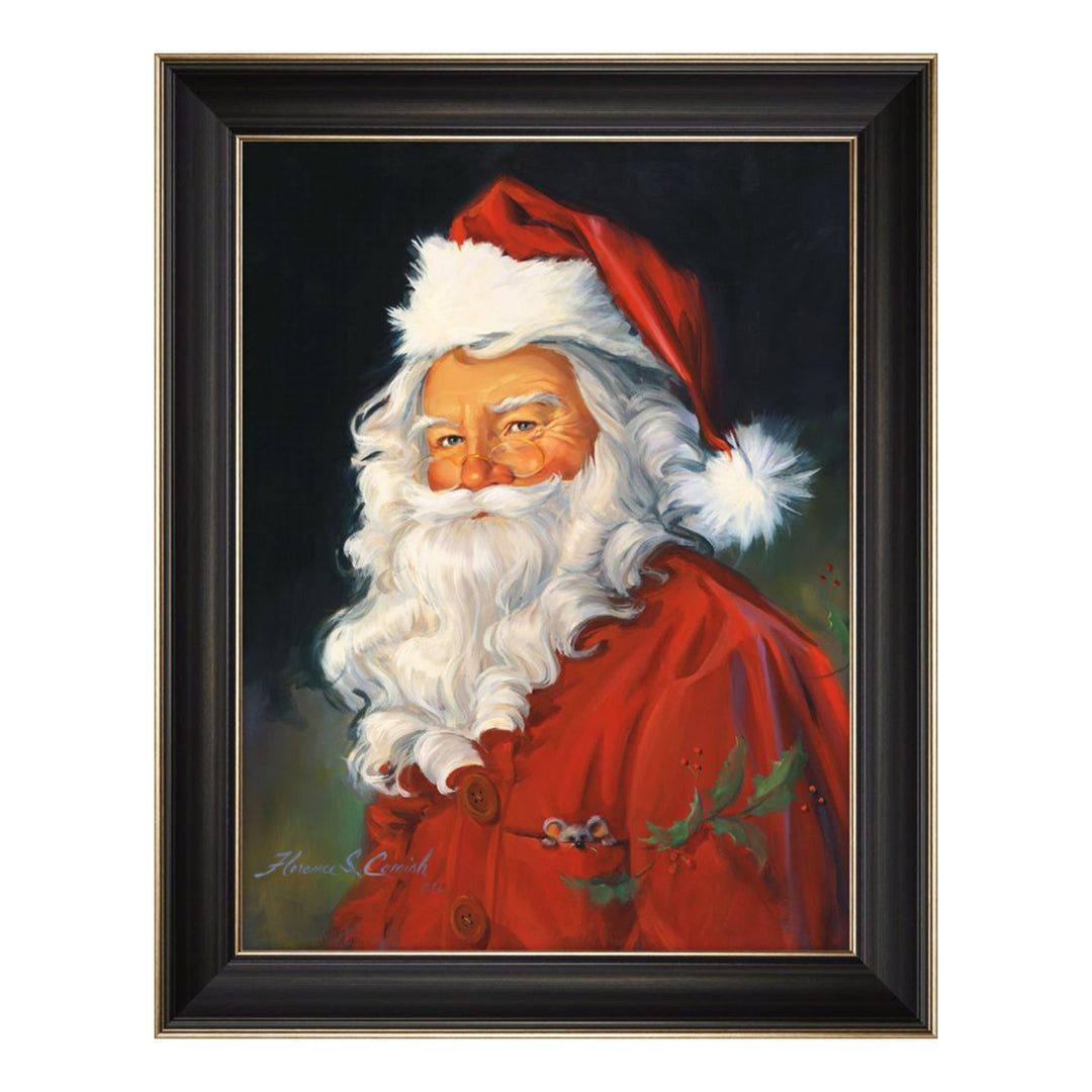 Santa And Friend Wall Art
