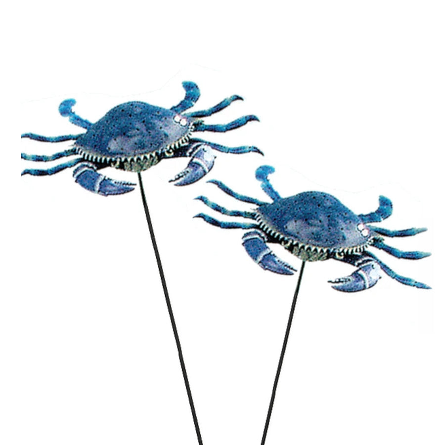 Blue Crab Bobble Plant Stick