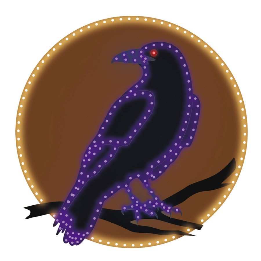 Hi-Vibrant Raven & Moon