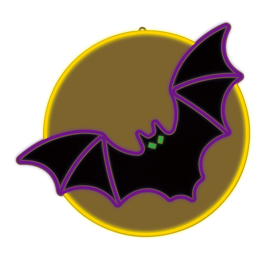 Strip Light Bat With Moon