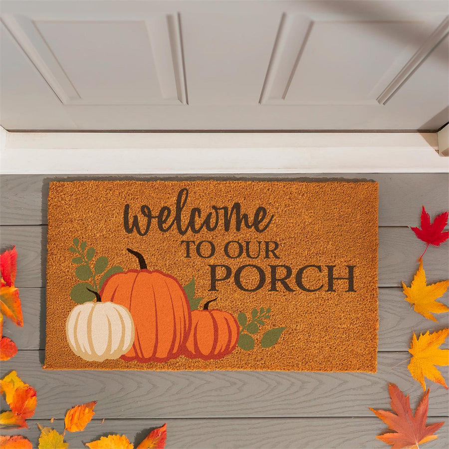 Welcome To Our Porch Coir Mat