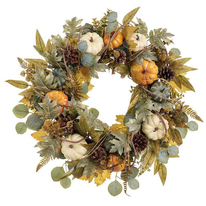 Pumpkin & Pinecone Wreath