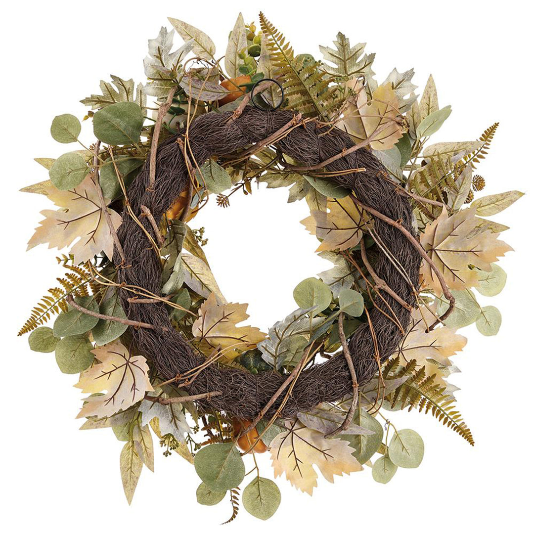 Pumpkin & Pinecone Wreath