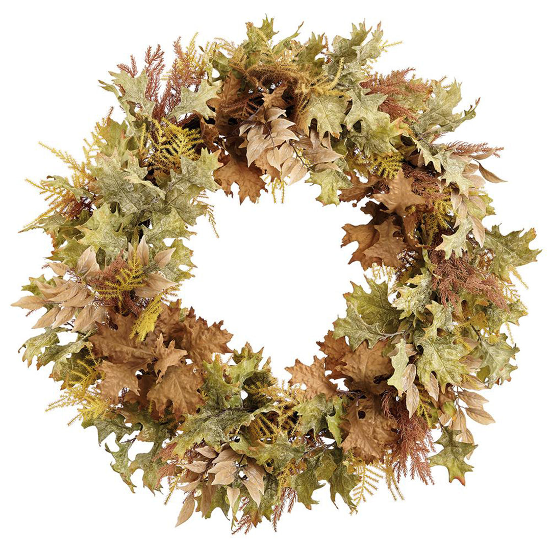 Oak Leaf & Fern Wreath