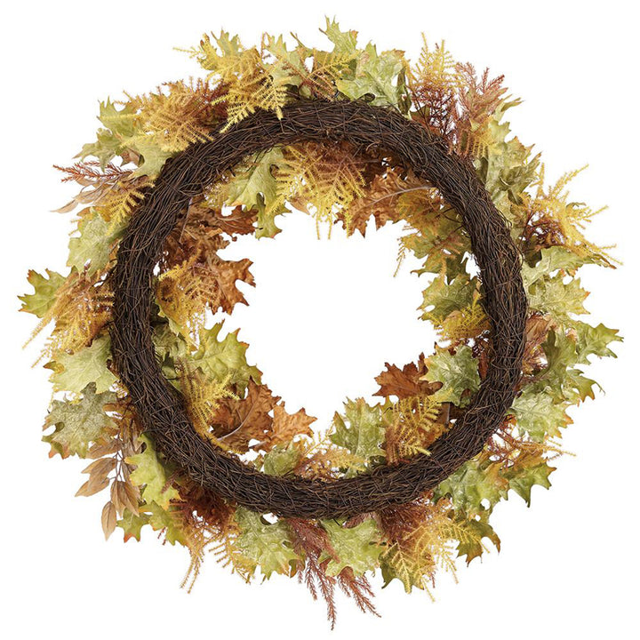 Oak Leaf & Fern Wreath