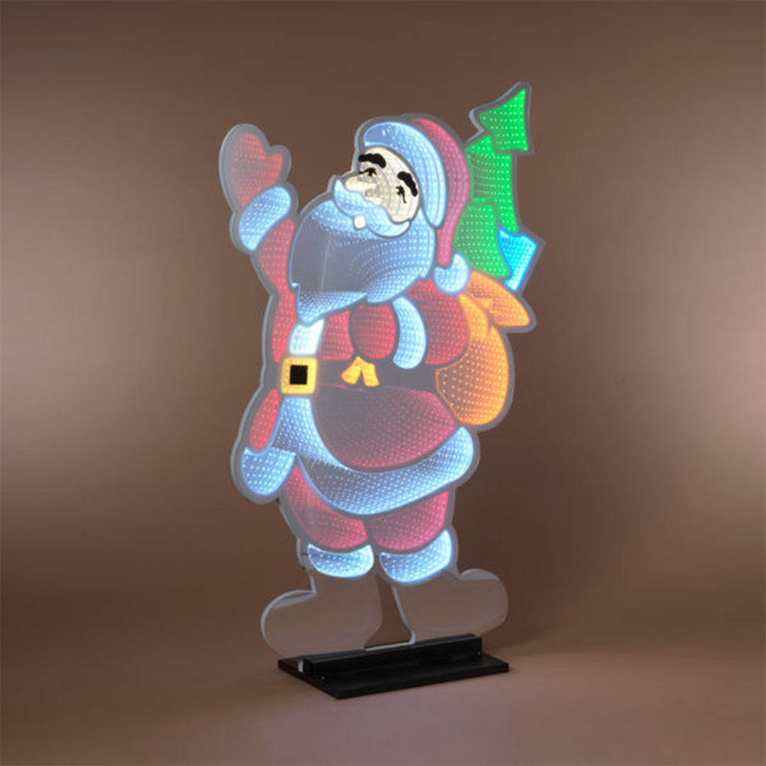 Infinity Light Christmas Santa
