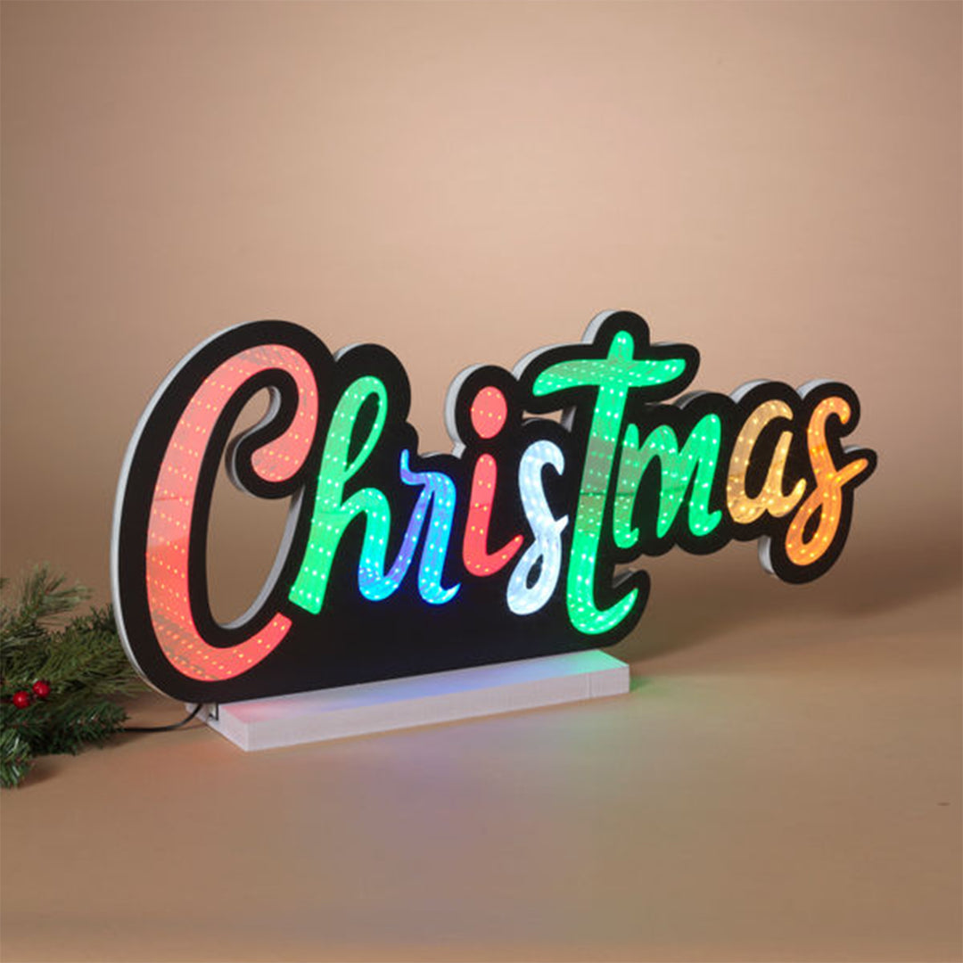 Infinity Light Christmas Sign