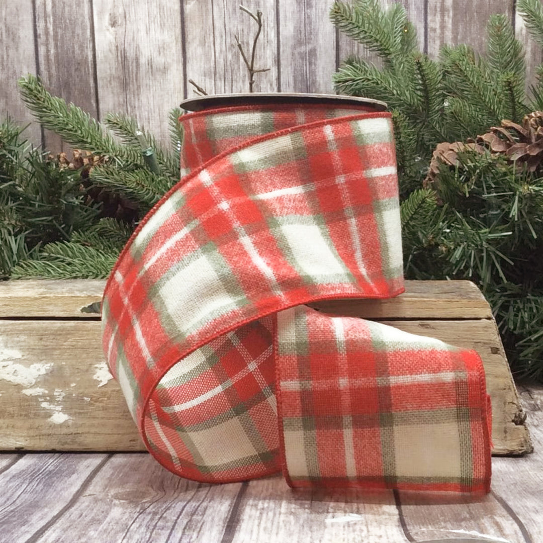 Flannel Ailsa Plaid Ribbon 4 Inches
