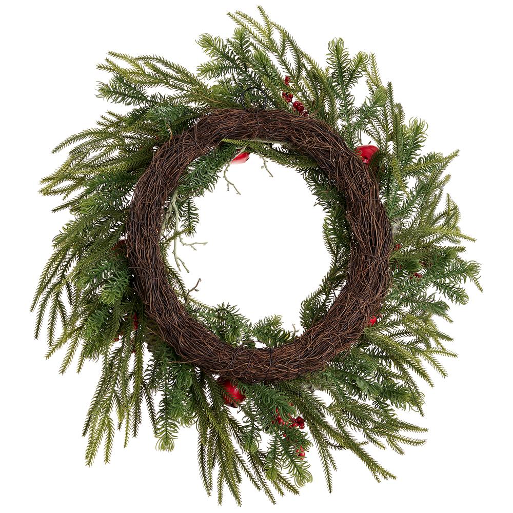 Berry & Jingle Bell Pine Wreath