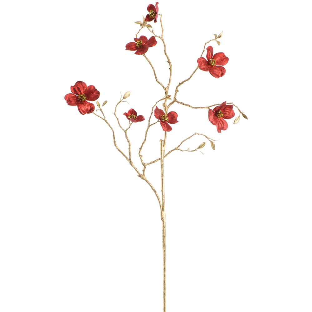 Metallic Dogwood Spray