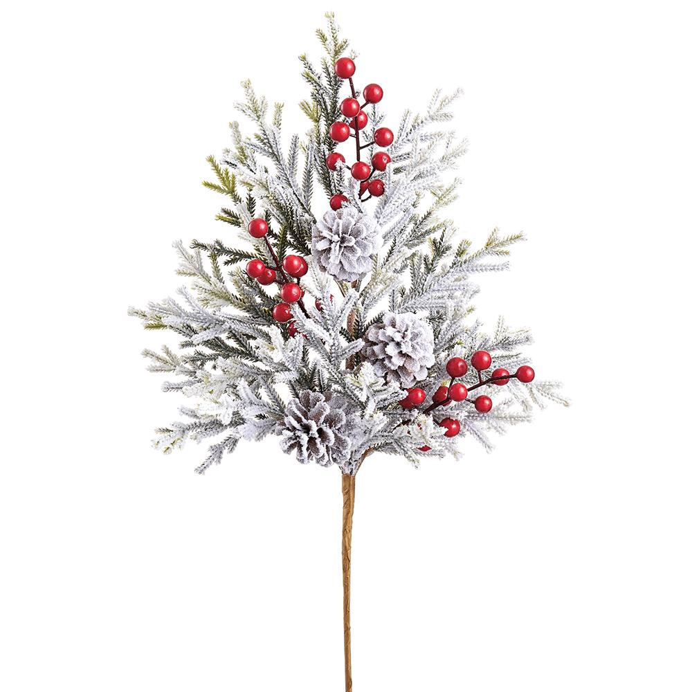 Snowed Berry & Pine Pick