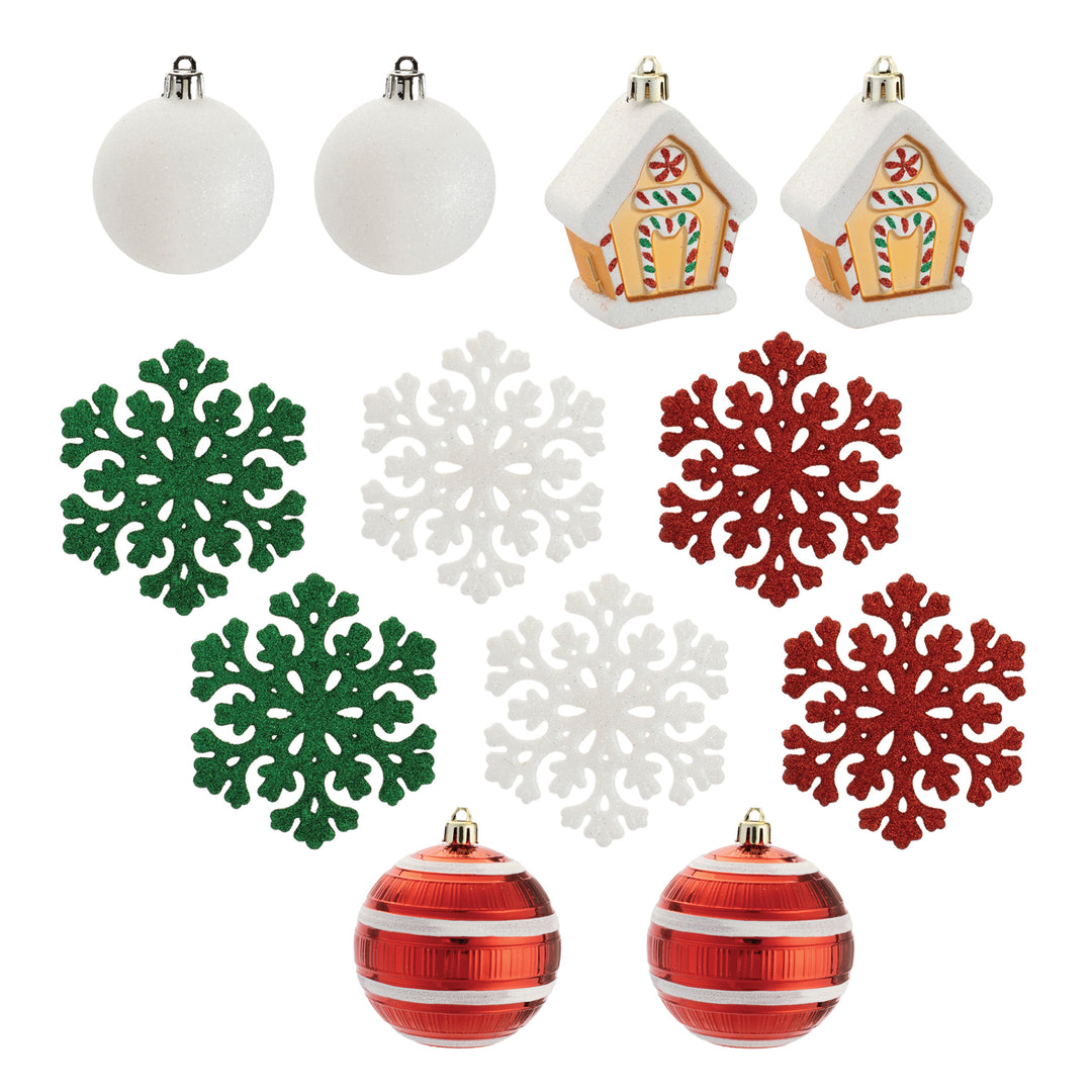 Candy Stripe Boxed Ornament Set