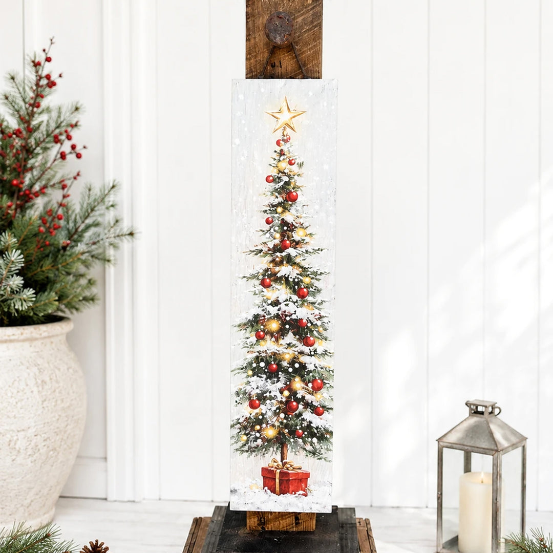 Christmas Tree Porch Sign