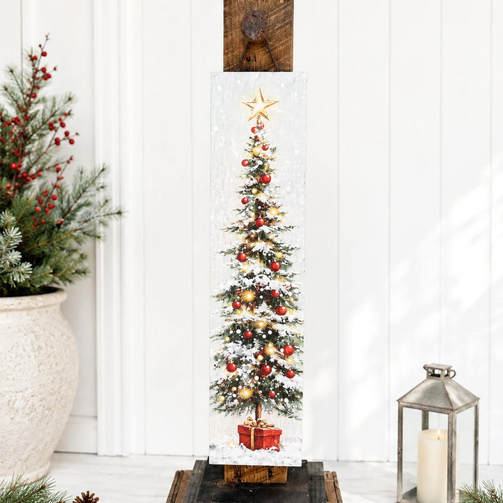 Christmas Tree Porch Sign
