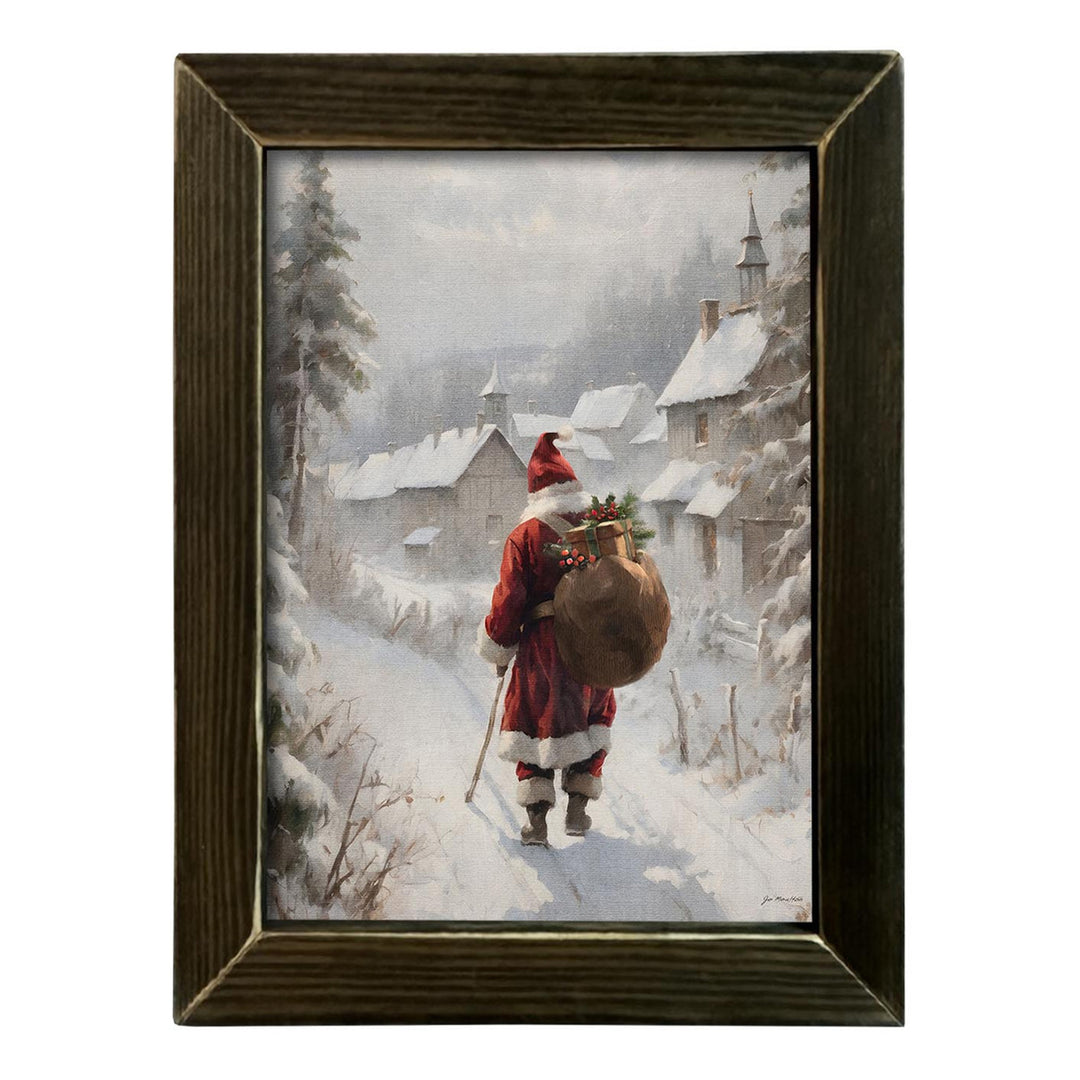 On Christmas Eve Framed Wall Art