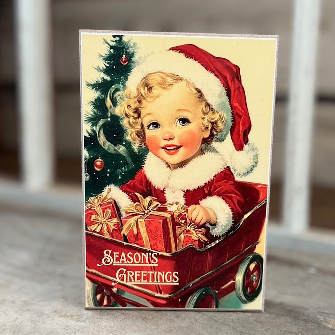 Vintage Christmas Block
