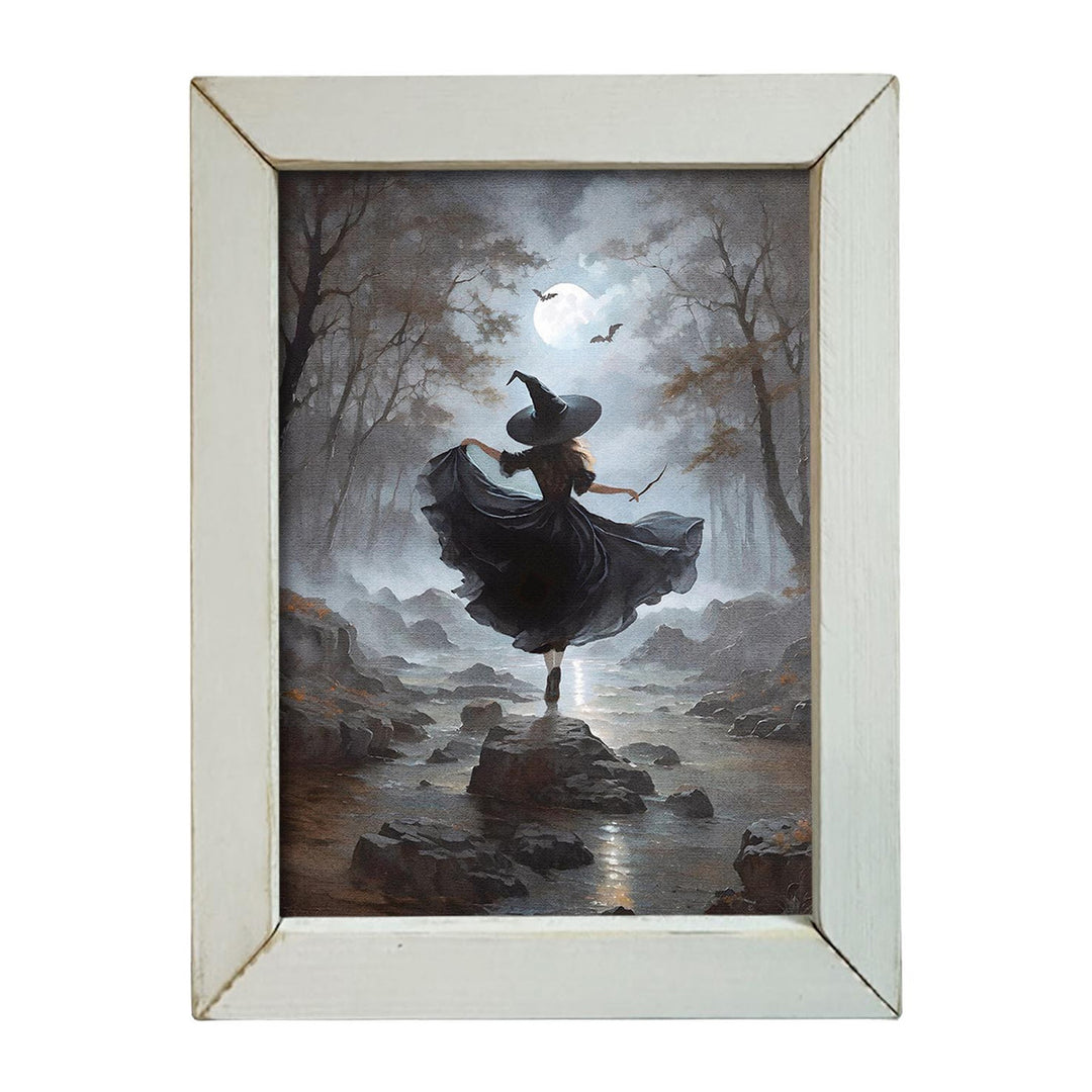 Moon Spells Witch Framed Wall Art