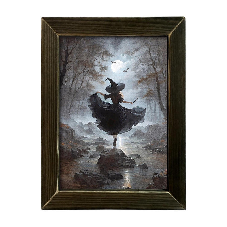 Moon Spells Witch Framed Wall Art