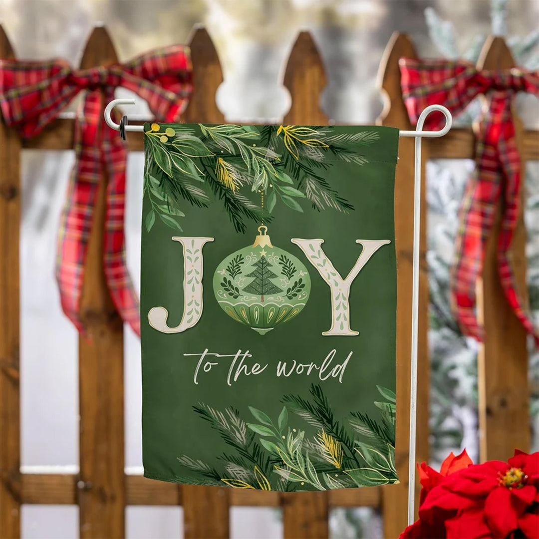 Joy To The World Garden and House Flag