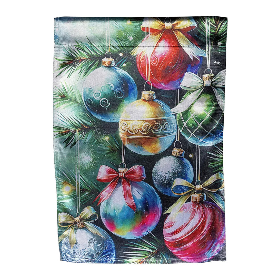 Holiday Ornament Garden Flag