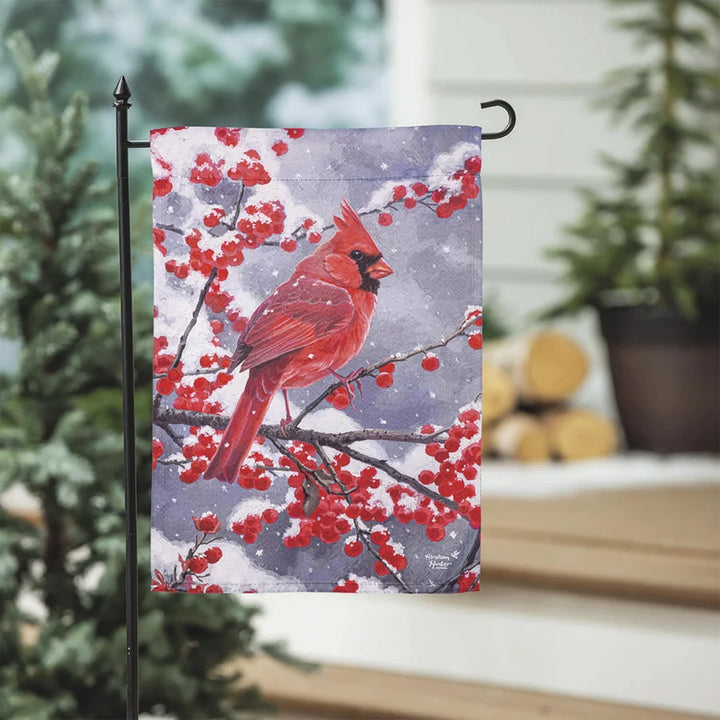 Red Cardinal Garden and House Flag