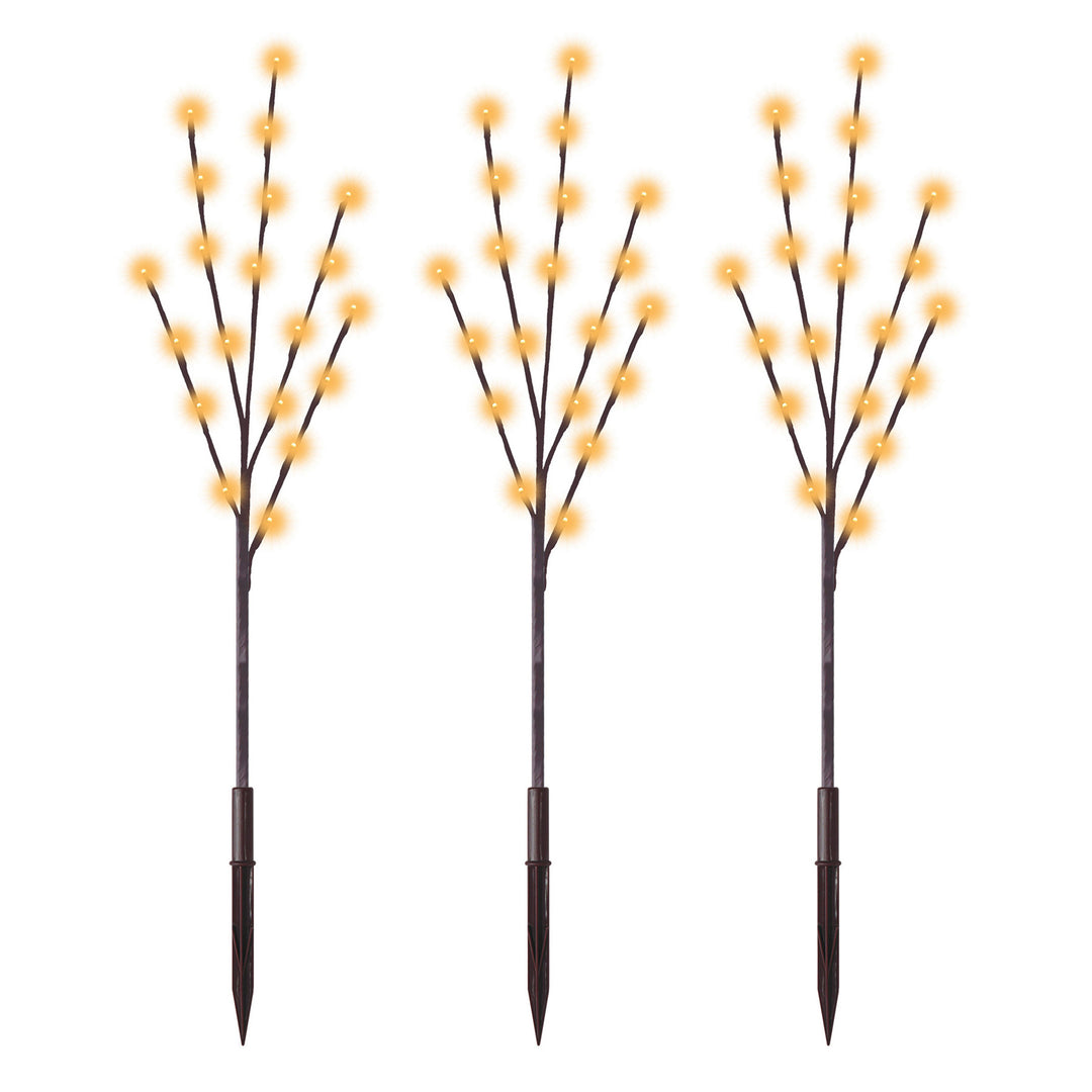 Battery Operated Twig Branch 3-Pack LED Light Display