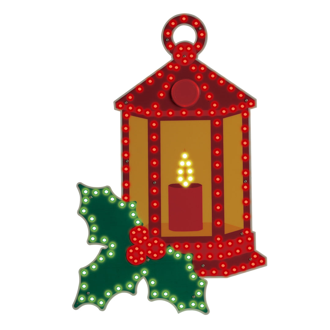 Holiday Lantern Hi-Vibrant LED Light Display