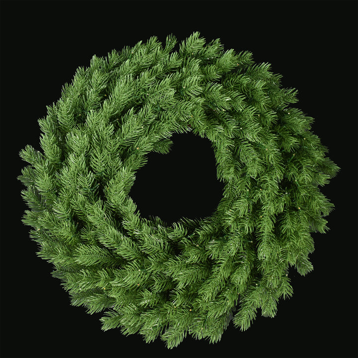 Colorado Spruce Wreath with Starry Lights