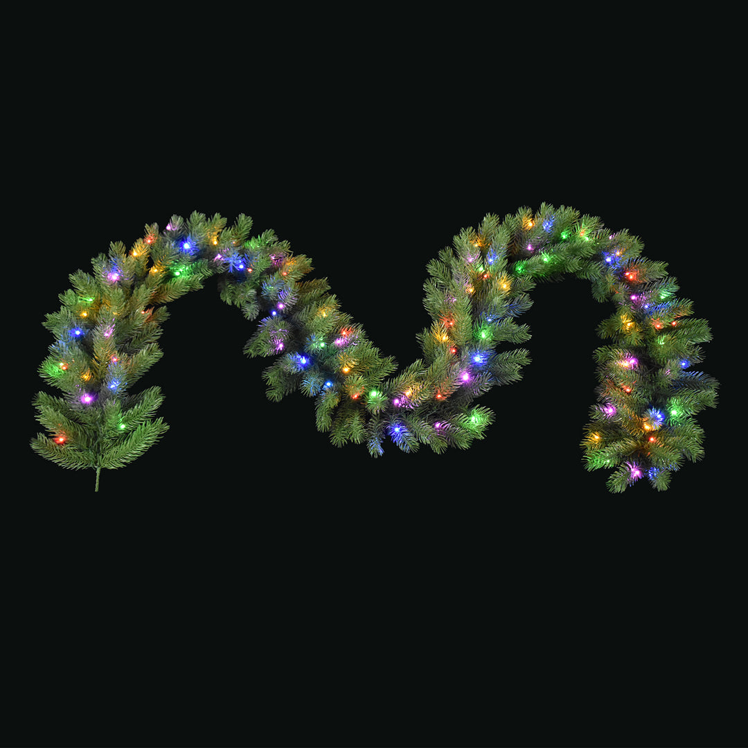 Colorado Spruce Garland with Starry Lights