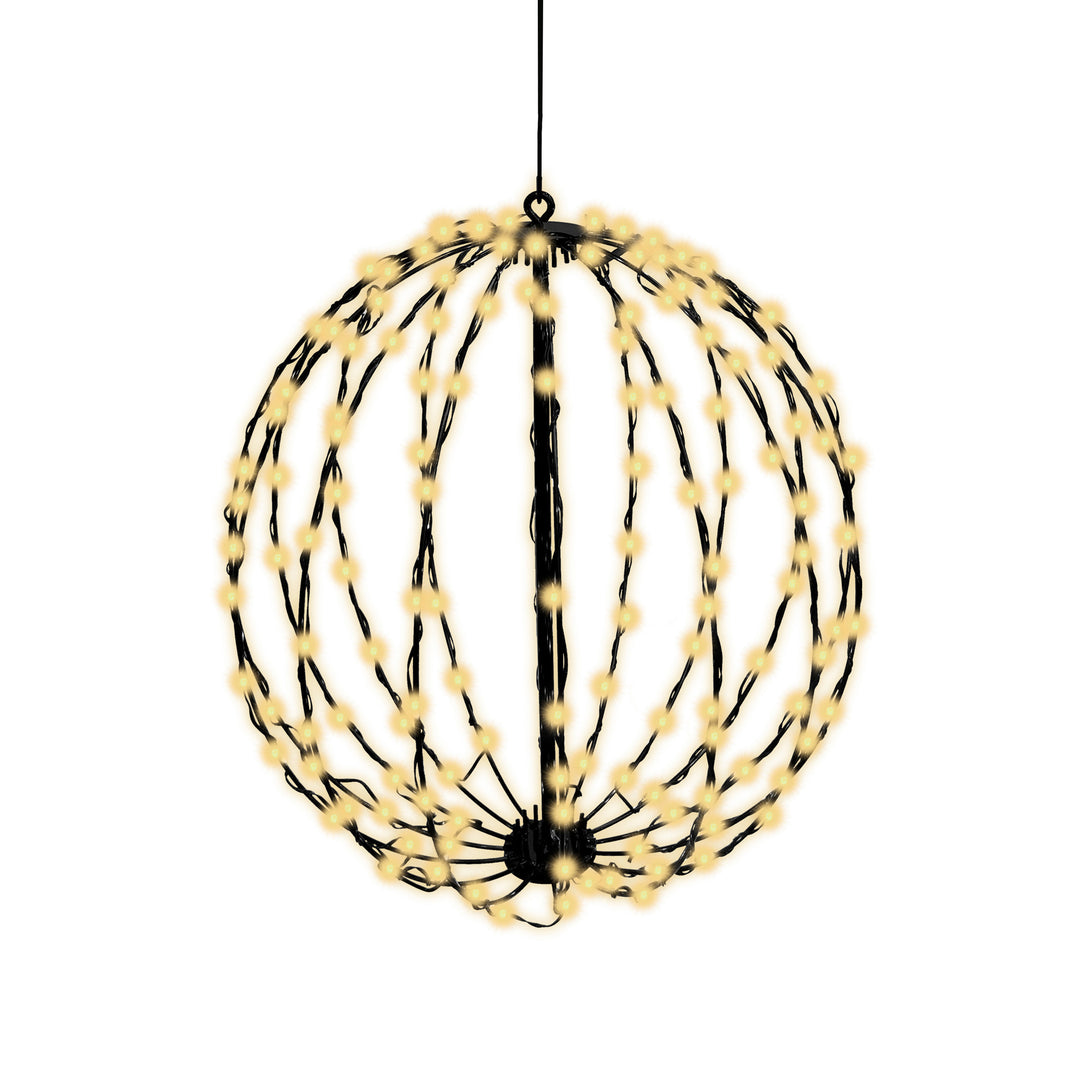 Collapsible Holiday Sphere LED Light Display