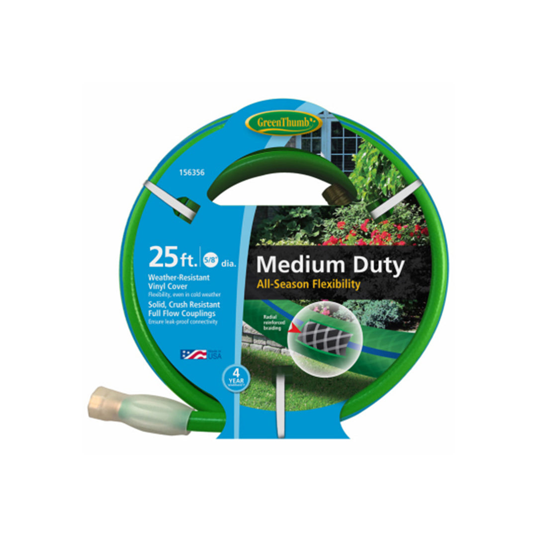 Green Thumb Medium Duty Garden Hose 25'