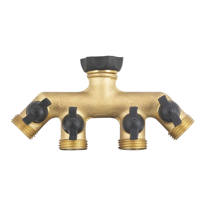 Landscapers Select 4-Port Faucet Manifold Brass
