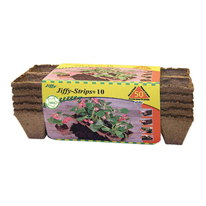 Jiffy Peat Pot Strip 5 Strips of 10 Pots