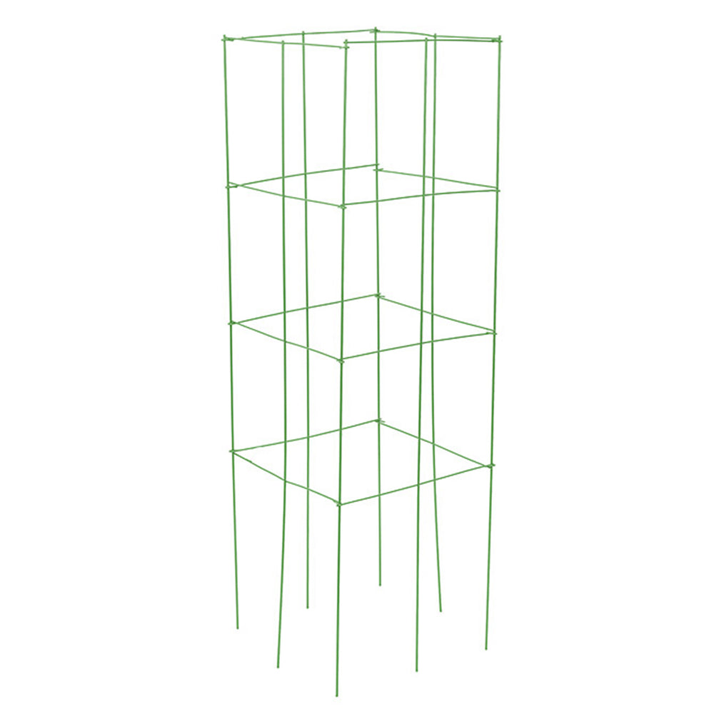 Heavy Duty Square Tomato Tower Green
