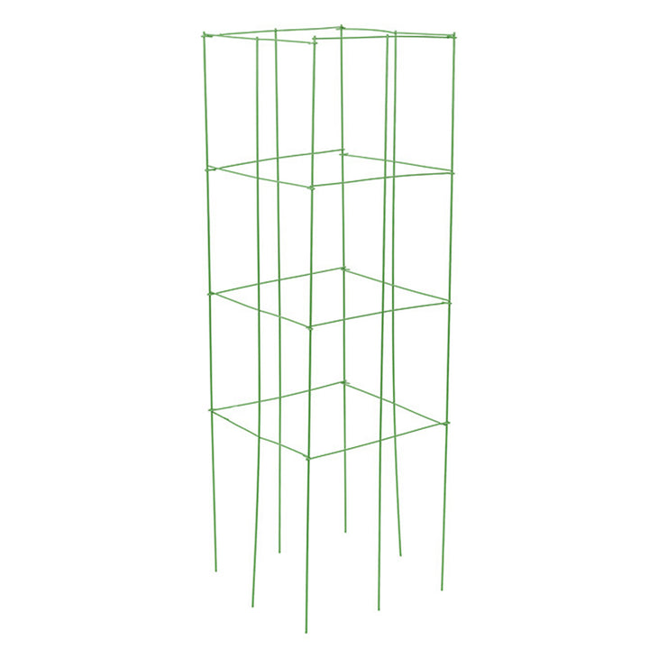Heavy Duty Square Tomato Tower Green