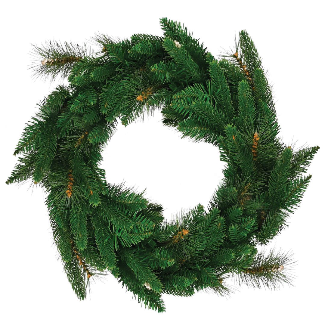 Unlit Northern Mixed Greens Wreath