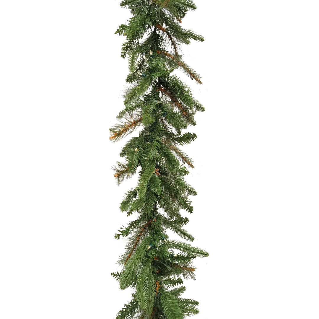 Unlit Northern Mixed Greens Garland