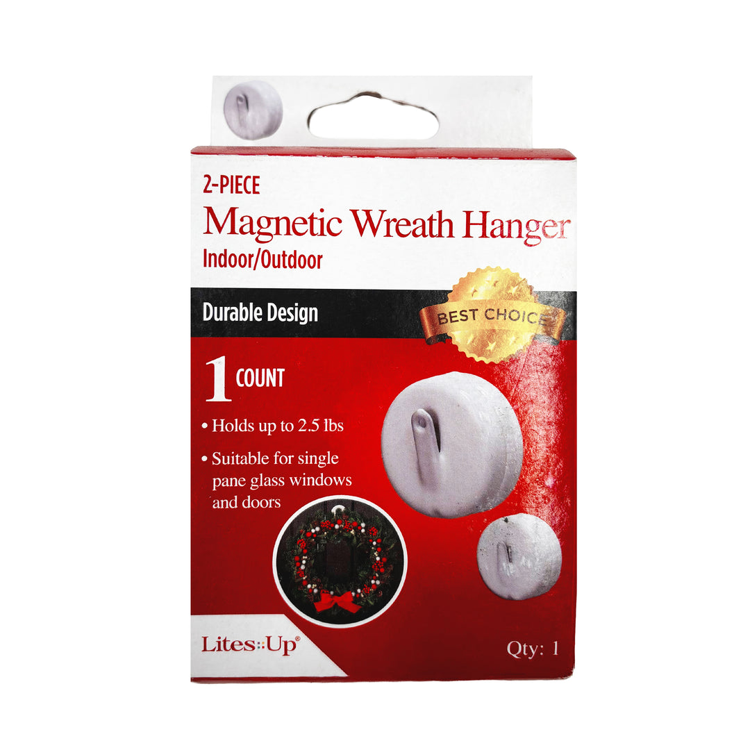 White Magnetic Wreath Hanger