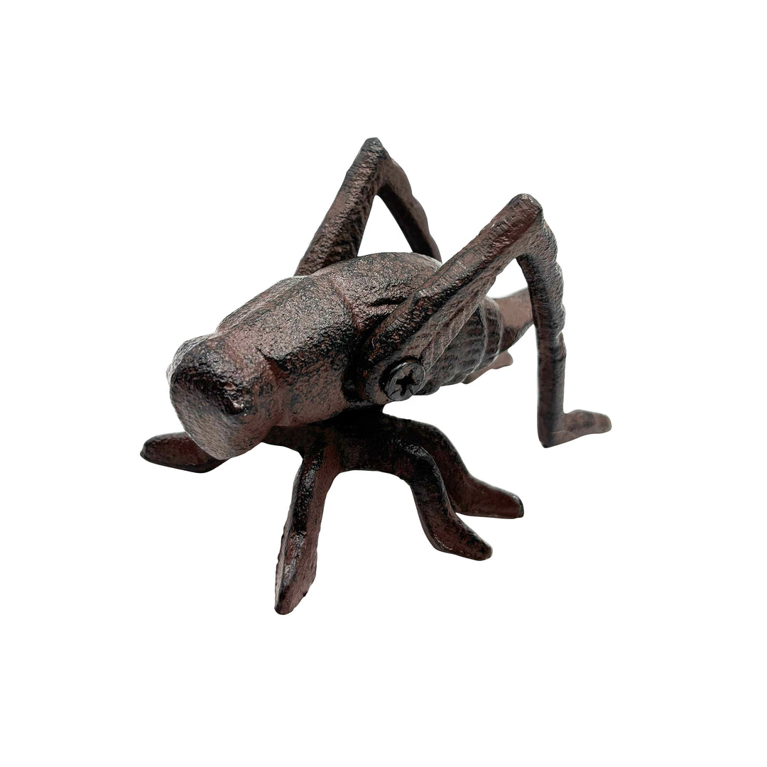 Cast Iron Grasshopper Figurine