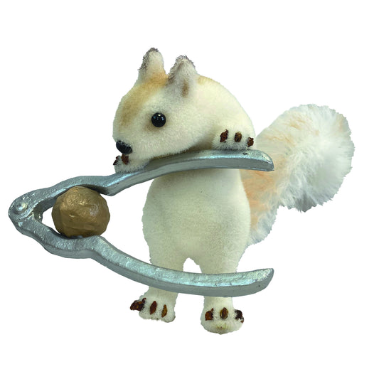 Squirrel with Nutcracker 11"