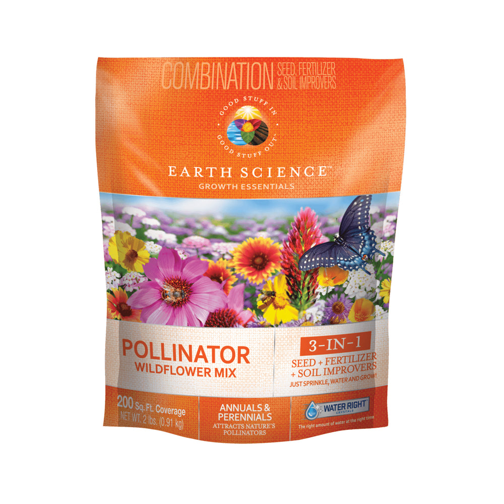 Earth Science Wildflower Seed Pouches Pollinator Wildflower Mix