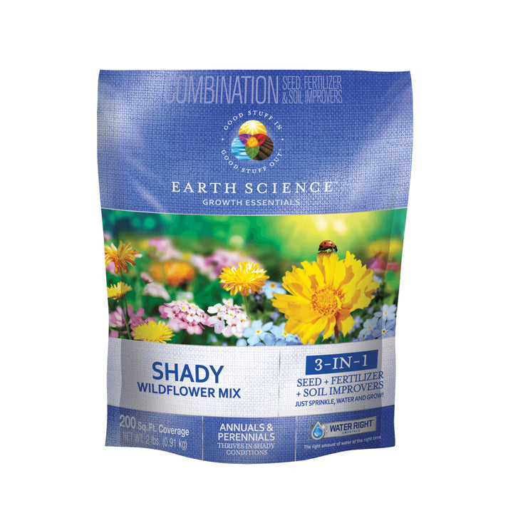 Earth Science Wildflower Seed Pouches Shady Wildflower Mix