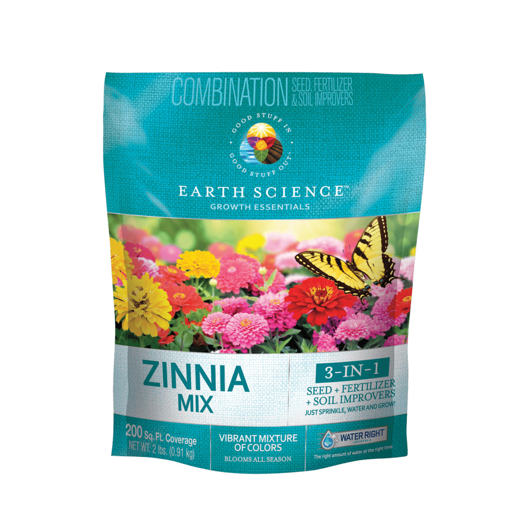 Earth Science Wildflower Seed Pouches Zinnia Mix