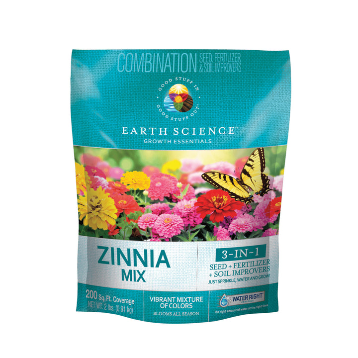 Earth Science Wildflower Seed Pouches Zinnia Mix