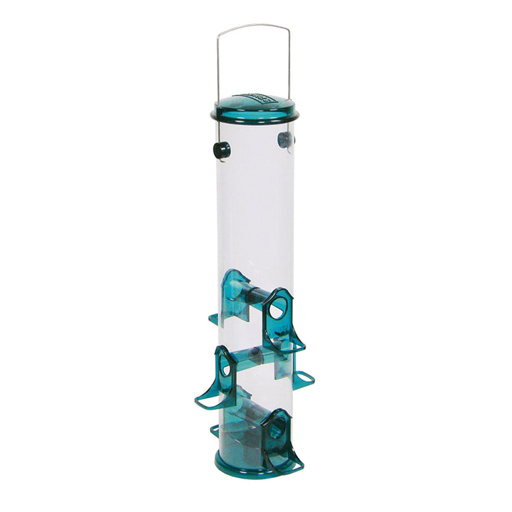 Hanging 6-Port Bird Feeder Green