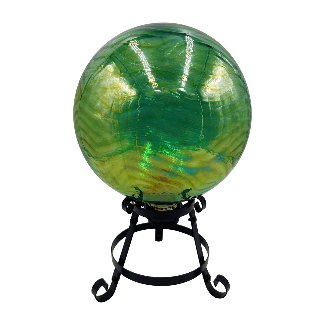 Glass Gazing Ball Green